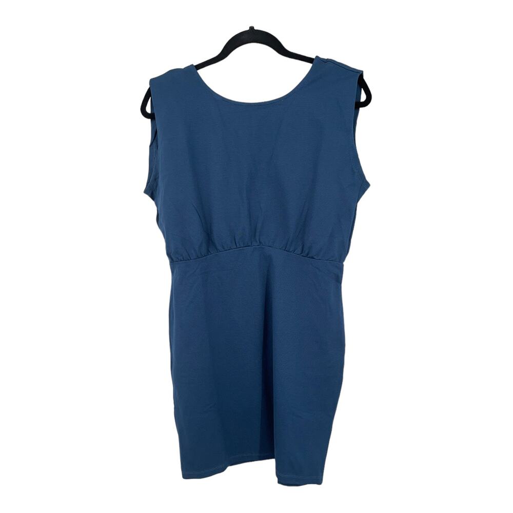 Socialite dress sleeveless backless stretch minidress Large L